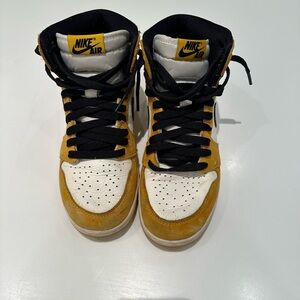 Nike Air Jordan High, youth size 5, suede and leather